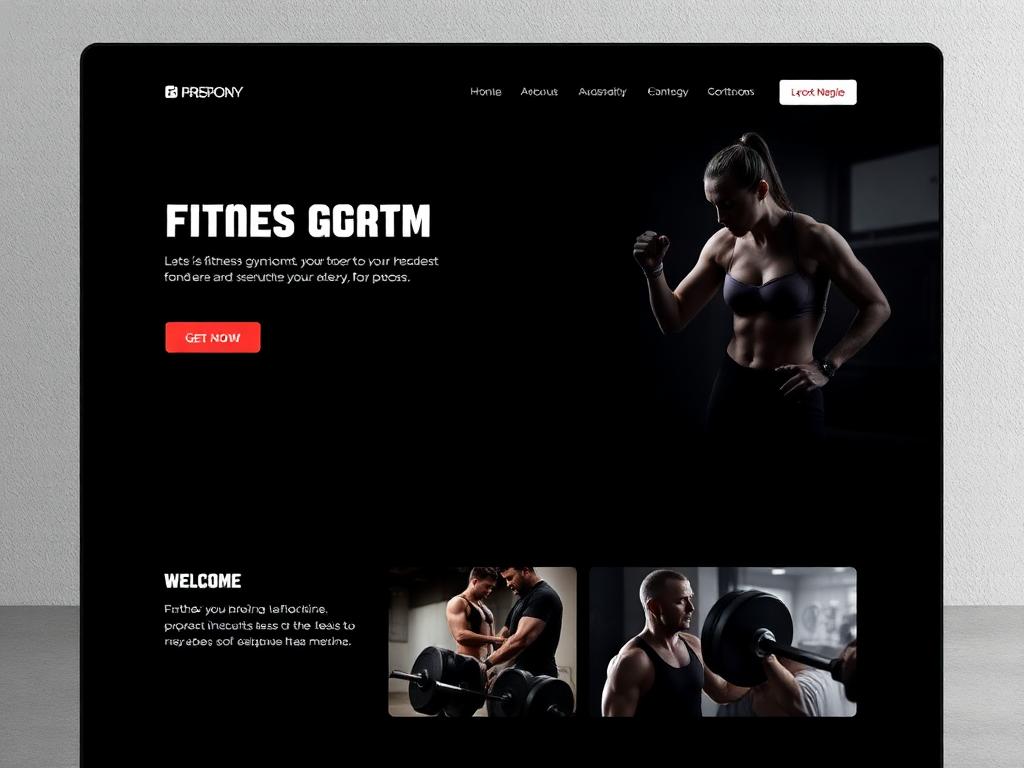 Ironworks Fitness website preview
